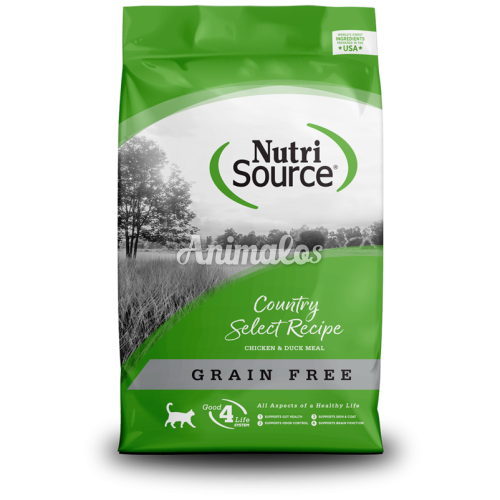 נוטרי סורס עוף וברווז ללא דגנים  לחתולים בוגרים וגורים 3 קג