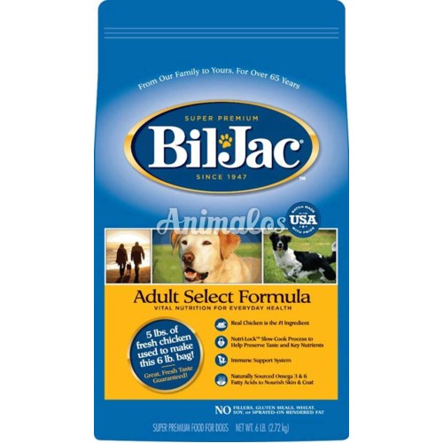 ביל ג’ק כלב בוגר סלקט 13.6 ק''ג Bil-jac Adult Select