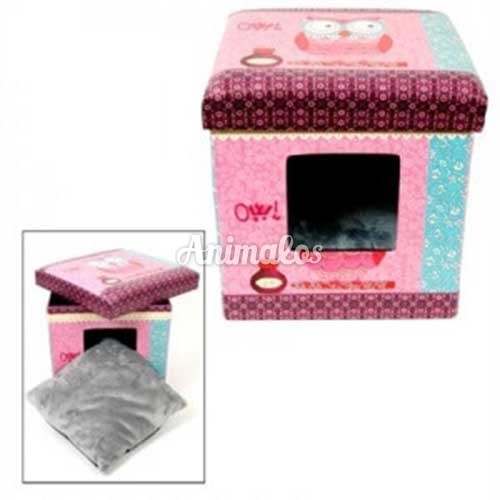 בית לחתול מעוצב ינשוף מתקפל 