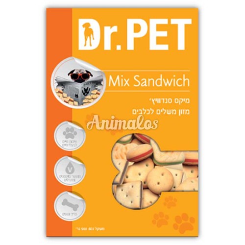 עוגיות ד''ר פט מיקס סנדוויץ 500 גרם