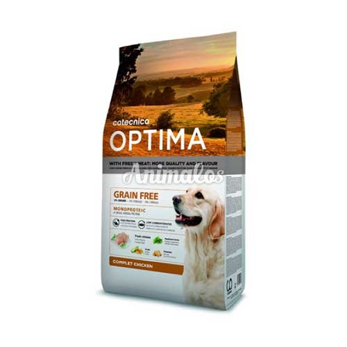 אופטימה ללא דגנים עוף 14 ק''ג 