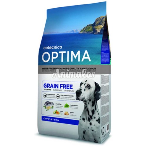 אופטימה לכלב ללא דגנים דגים 14 ק''ג OPTIMA