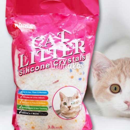 חול קריסטל לשירותים של חתולים 3.6 ליטר
