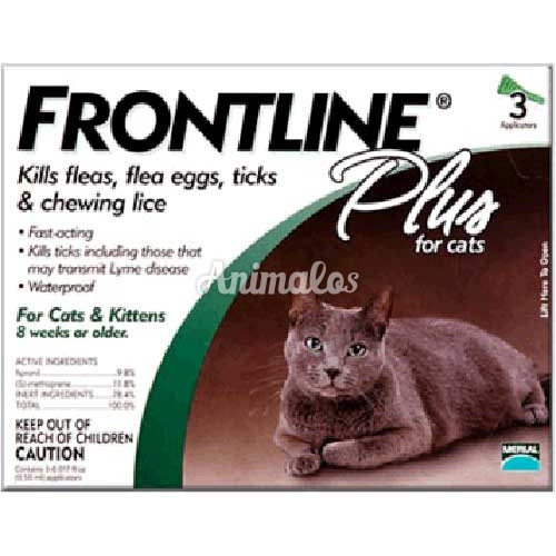 אמפולות פרונטליין פלוס לחתול 3 Frontline Plus