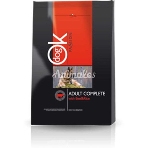 אוקי מזון לכלבים בוגרים בקר 12.5 ק''ג