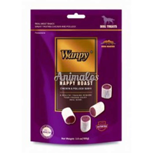 חטיף וונפי סושי עוף 100 גרם Wanpy