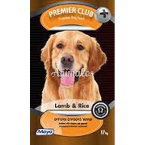 פרמייר מזון לכלב בוגר כבש ואורז 17 ק''ג