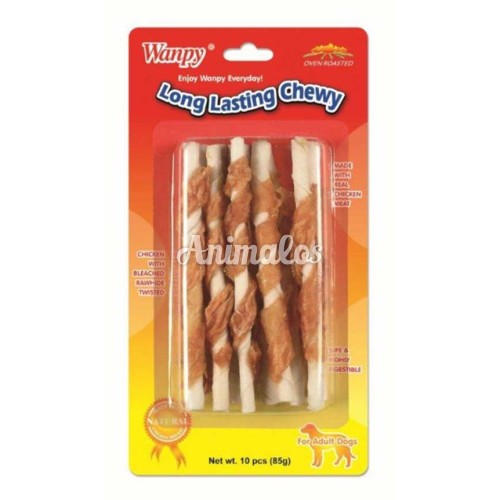 חטיף וונפי- סיגר ג'רקי בציפוי עוף Wanpy