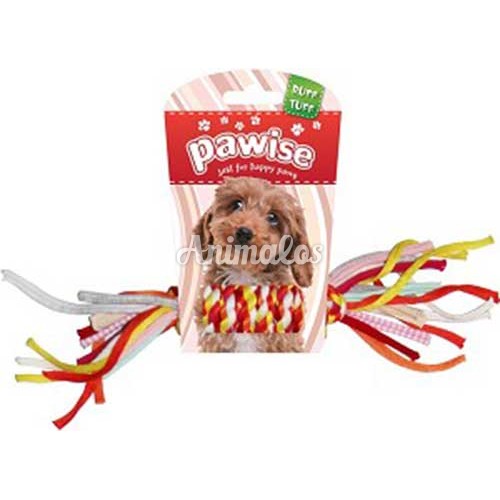 צעצוע לכלבים pawise חבל קלוע צבעוני 28ס"מ