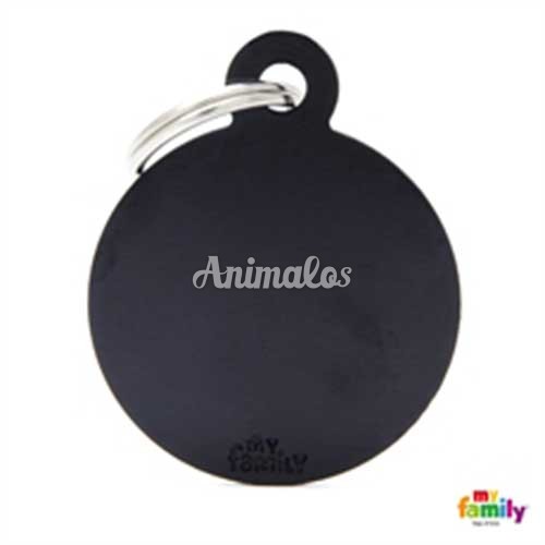 תג שם לכלב בייסיק עיגול גדול