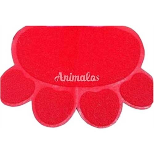 שטיח לארגז חול בצורת כף רגל לחתול