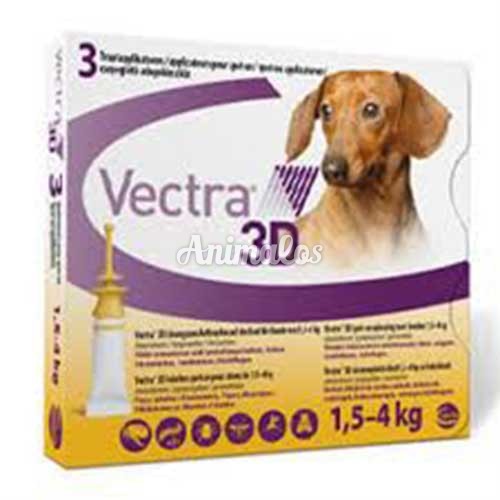 אמפולות וקטרה נגד פרעושים וקרציות לכלבים במשקל 1.5-4 ק"ג vectra       