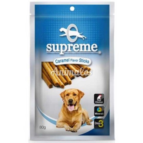 חטיף לכלב-סופרים בטעם קרמל 80 גרם Supreme