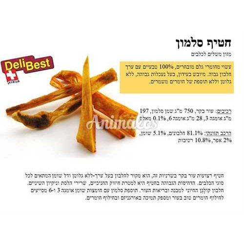 דלי בסט חטיף/עצם סלמון Deli Best