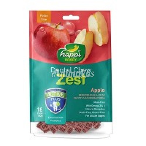 הפי דוגי חטיף דנטלי בטעם תפוח 150 גרם