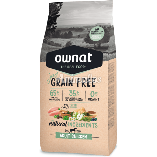 מזון לכלבים ללא דגנים אוונט על בסיס עוף 14 ק''ג