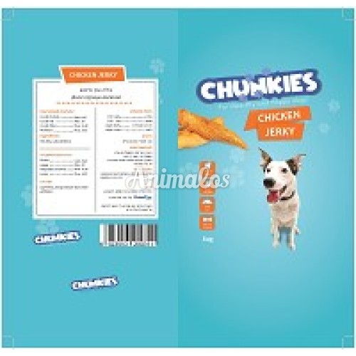 חטיף צ'אנקיז פילה עוף מיובש 80 ג'