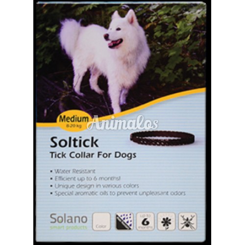 סולטק קולר קרציות 8-20 ק''ג סולאנו